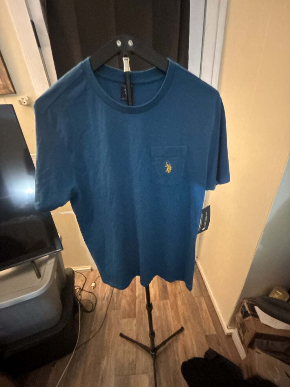 U.S. Polo Assn. Men's Crew Neck Pocket T-Shirt